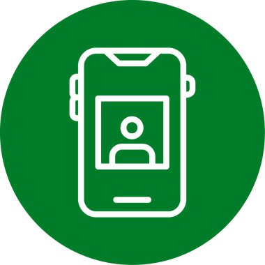 cep telefonu ikonu vektör illüstrasyonu