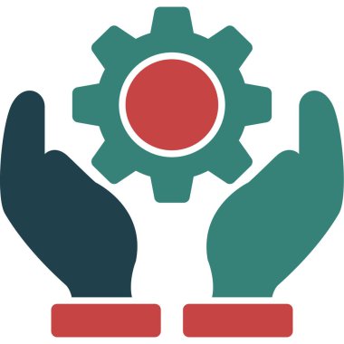 dişli simgesi vektör illüstrasyonu