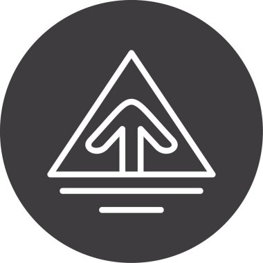 Bir ağaç simgesinin vektör illüstrasyonu