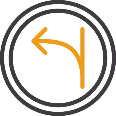 Ok. Web simgesi basit illüstrasyon