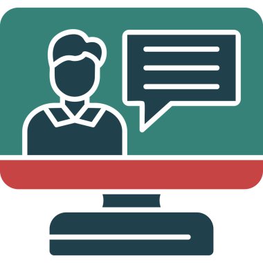 Konuşma baloncuğu olan insanların vektör çizimi