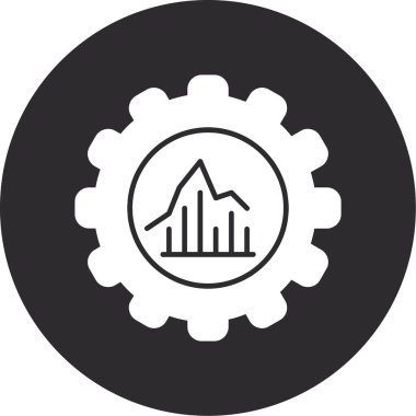 Seo simgesinin vektör illüstrasyonu