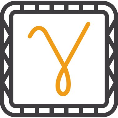 Bir bebeğin karikatür simgesinin vektör çizimi