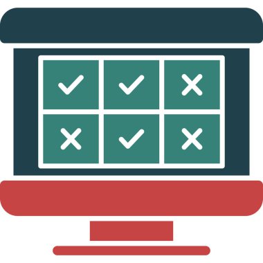 check mark icon. simple illustration