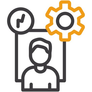 iş simgesi vektör illüstrasyonu