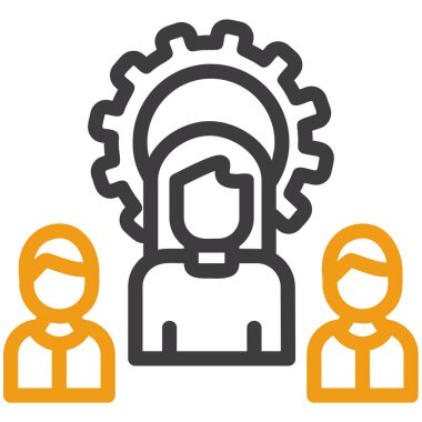 iş insanları simgesi, vektör illüstrasyon tasarımı