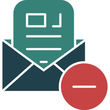 e- posta simgesi, illüstrasyon, beyaz arkaplan üzerindeki vektör