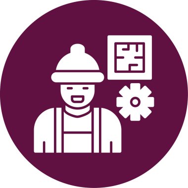 Yapı ve onarım simgesinin vektör illüstrasyonu