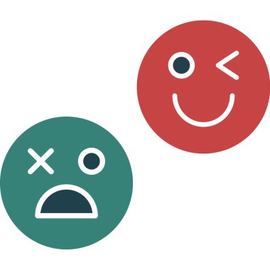 duygu simgesi seti, kabartma biçimi