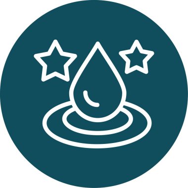 Bir yıldızın vektör illüstrasyonu