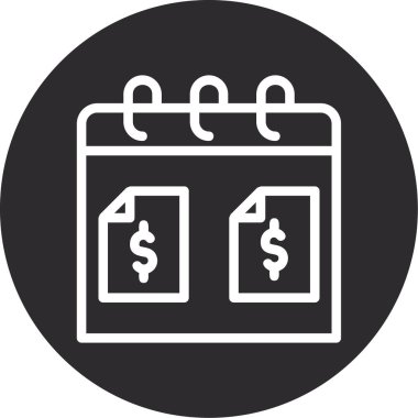 İş simgesinin vektör illüstrasyonu