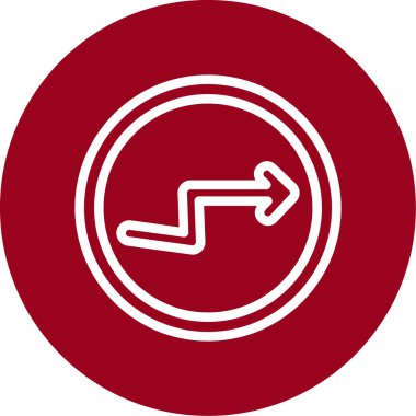 Vektör evrensel simgesi Trendy bakmak.