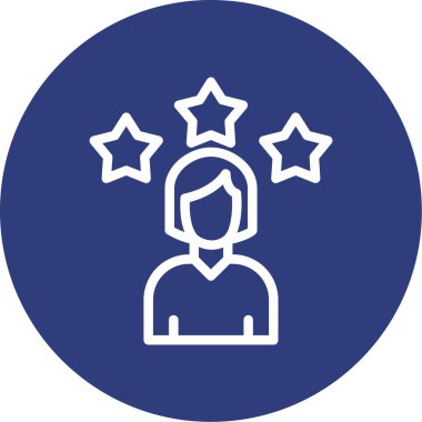 İnsan simgesinin vektör illüstrasyonu