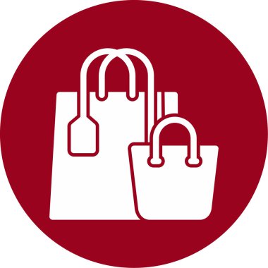 çanta simgesi vektör illüstrasyonu