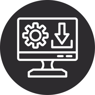 seo modern simgesinin vektör illüstrasyonu
