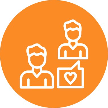 insanlar simge vektör illüstrasyonu