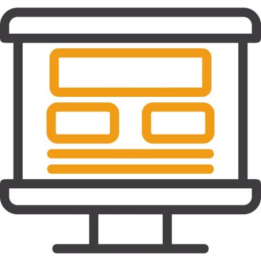 tarayıcı pencere vektör simgesi