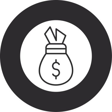 Para Vektörü simgesi kolayca düzenleyebilir ya da düzenleyebilir