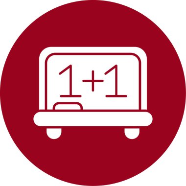 Kırmızı bir sıfırın vektör illüstrasyonu