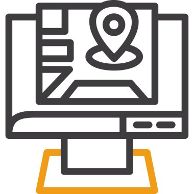 bilgisayar simgesi vektör illüstrasyonu