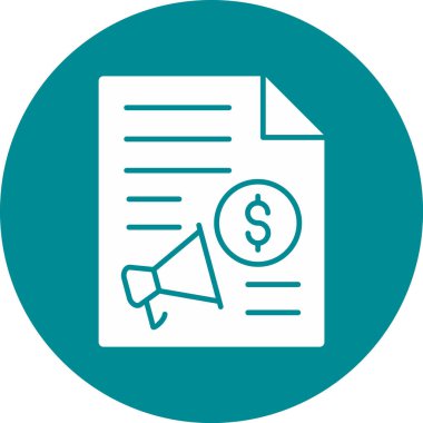 Dolar. Web simgesi basit tasarım