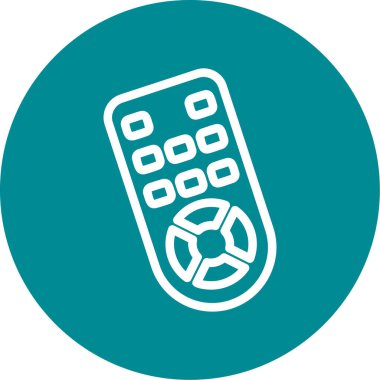 Futbol simgesinin vektör illüstrasyonu