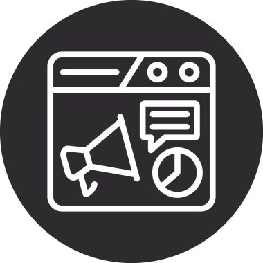 seo modern simgesinin vektör illüstrasyonu