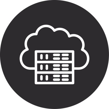 Bulut deposu. Basit resimleme