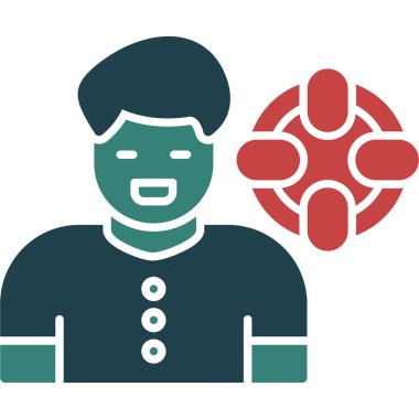 insanlar simge vektör illüstrasyonu