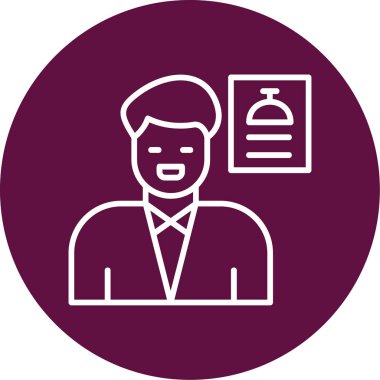 İnsan simgesinin vektör illüstrasyonu