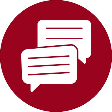 konuşma kabarcığı vektör çizimi