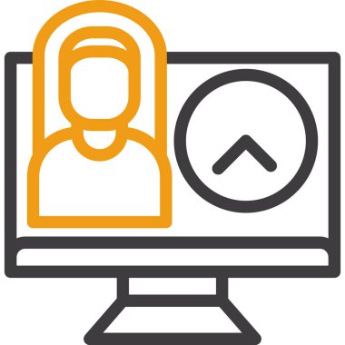 kullanıcı profili simgesi, vektör illüstrasyonu