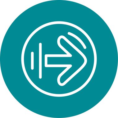 Modern bir simgenin vektör illüstrasyonu