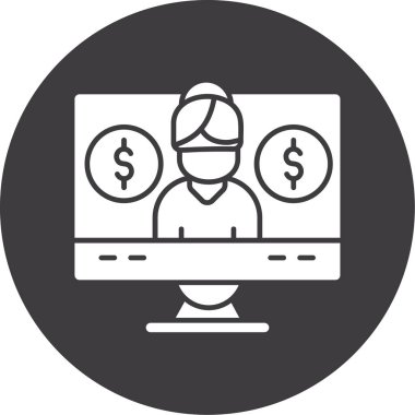 çevrimiçi iş konsepti vektör çizimi