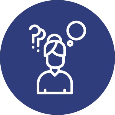 Soru işareti kişi ile