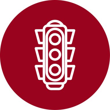 Araba modern simgesinin vektör illüstrasyonu