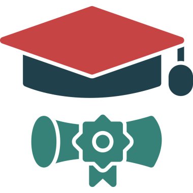 Eğitim başlığı mezuniyet ikonu - okul - okul kategorisi