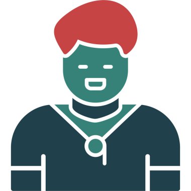 Doktor ikonu. vektör illüstrasyonu