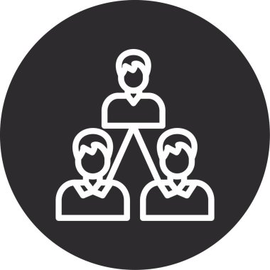 Modern b 'nin vektör illüstrasyonu insanların ikonundan yoksun