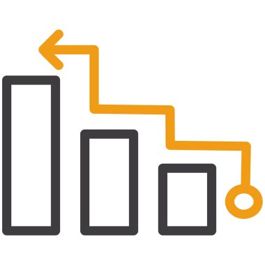 grafik ikonu vektör illüstrasyonu