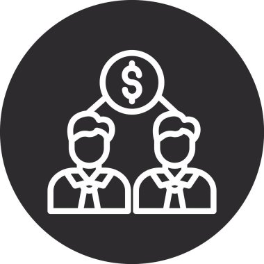 İnsan simgesinin vektör illüstrasyonu