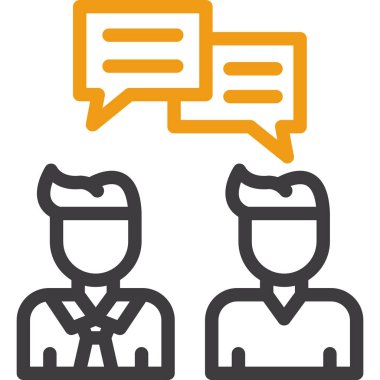 İnsan simgesinin vektör illüstrasyonu