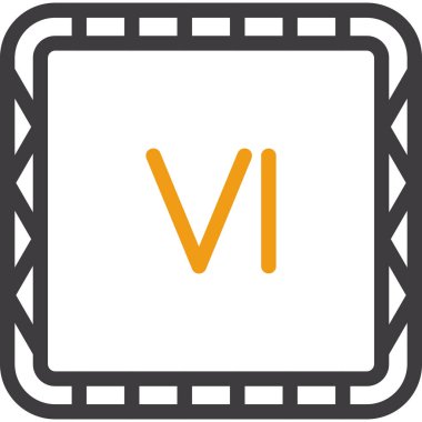 v yazı tipi simgesi