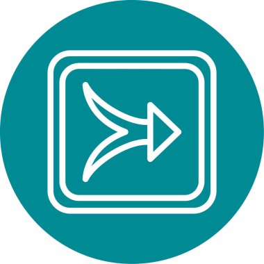 ok yönü soldaki simge ana hat biçiminde