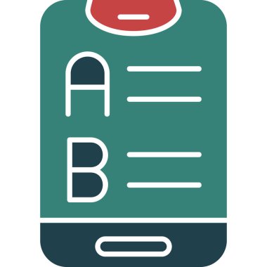 b b simgesinin vektör illüstrasyonu