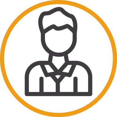 Avatar simgesi, vektör illüstrasyonu