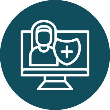 Seo simgesinin vektör illüstrasyonu