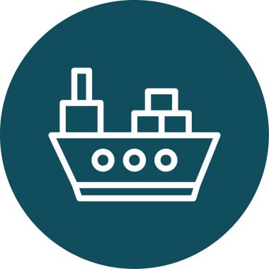 benzersiz seyahat çizgisi vektör simgesi