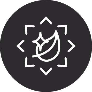 Modern simgenin vektör illüstrasyonu