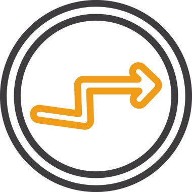 ok simgesi vektör illüstrasyonu